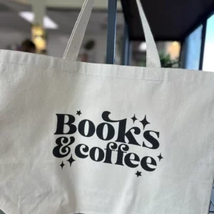 Books & Coffee Tote Bag
